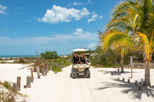 Excursión privada en barco y buggy por la isla de Holbox en México