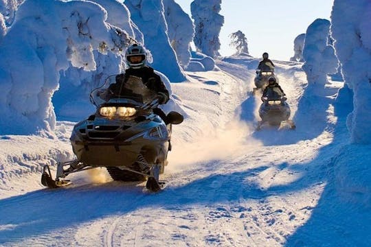 Safari en motoneige en Laponie au départ de Levi