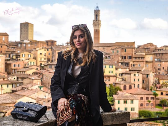 Privéwandeling door Siena met persoonlijke fotograaf uit Pisa