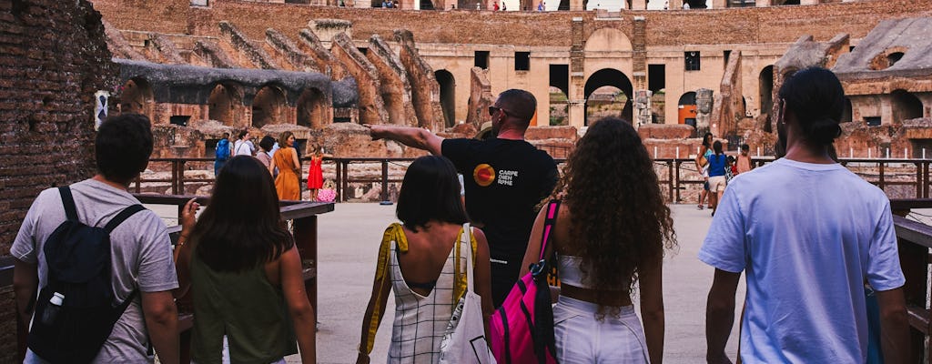Visite VIP du Colisée en petit groupe avec accès à l'arène, le mont Palatin et le Forum romain
