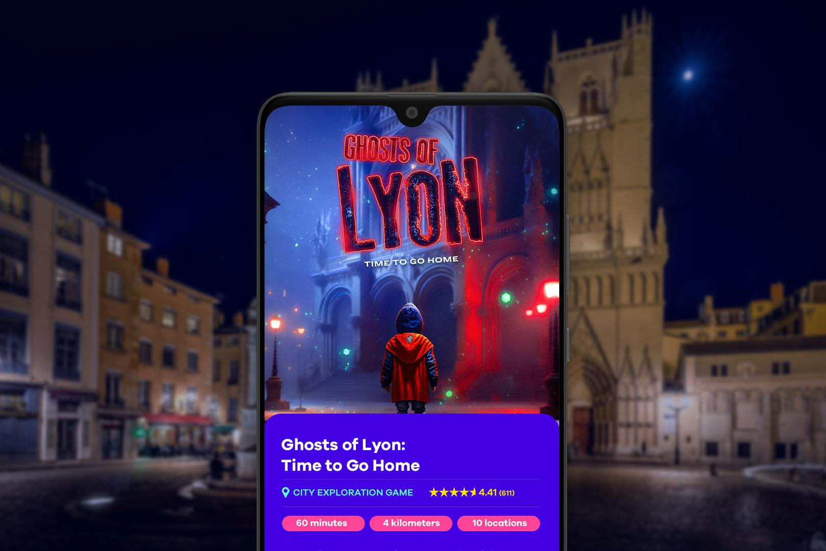 Lyon gespenstische Orte und Geistergeschichten – Stadtspiel
