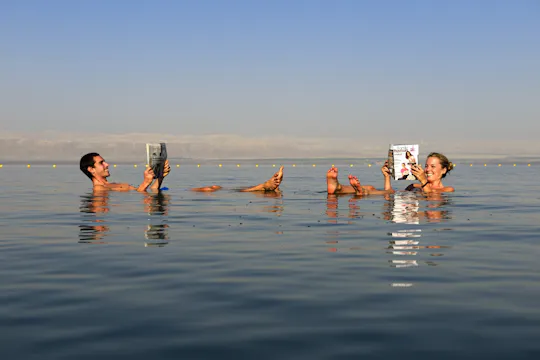 Visite privée d'une demi-journée à la mer Morte au départ d'Amman
