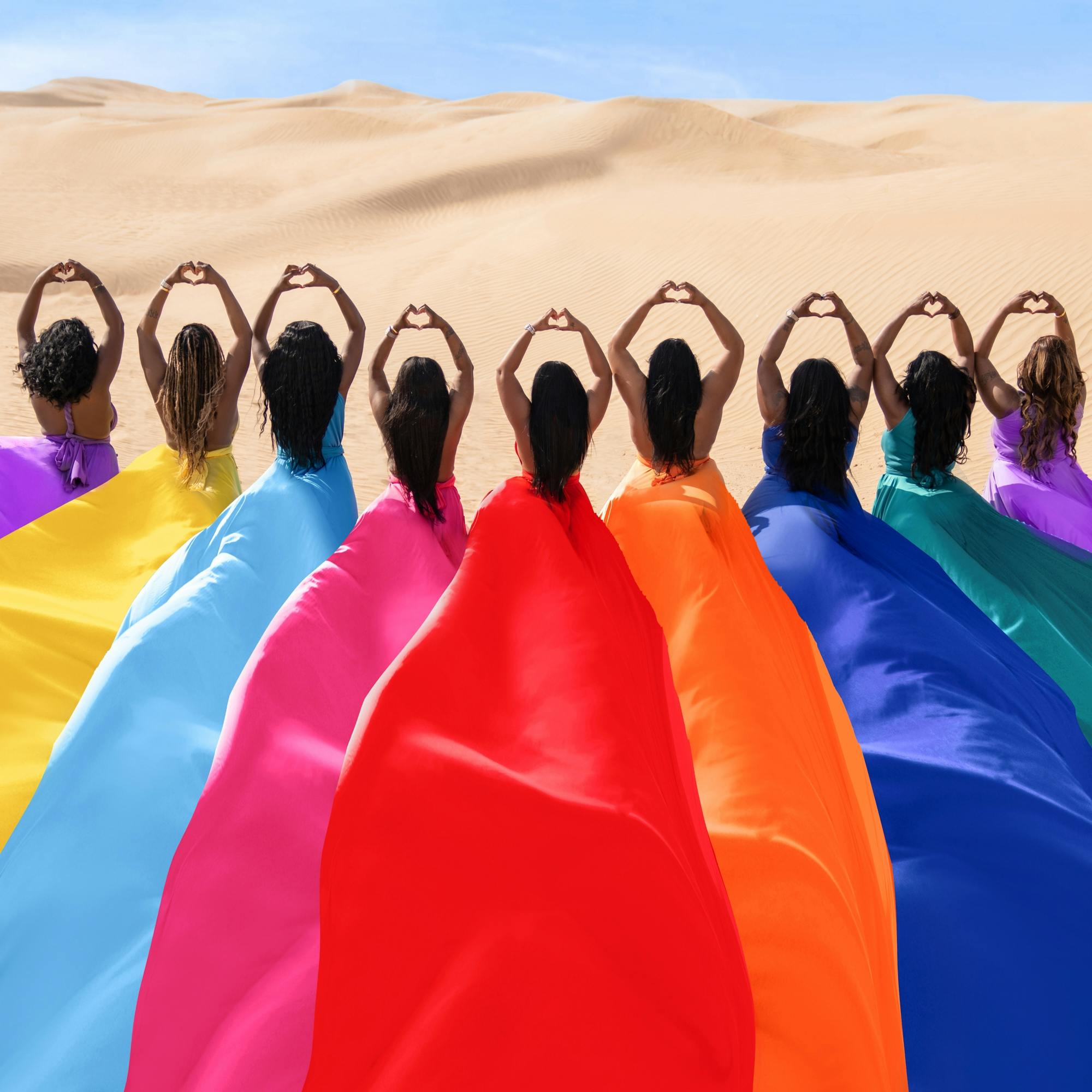 Flying Dress in Dubai Desert professional photoshoot experience