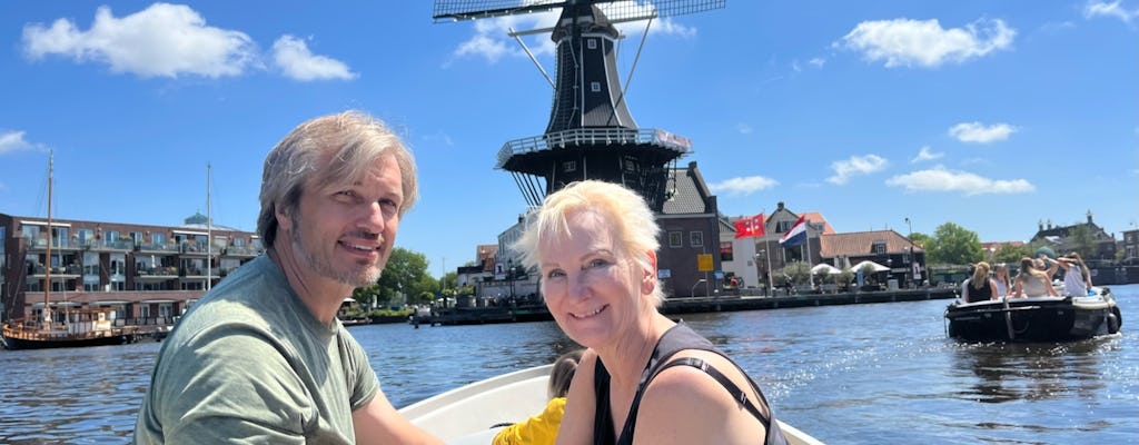 Visite privée de la ville de Haarlem avec croisière sur le canal et visite du moulin à vent