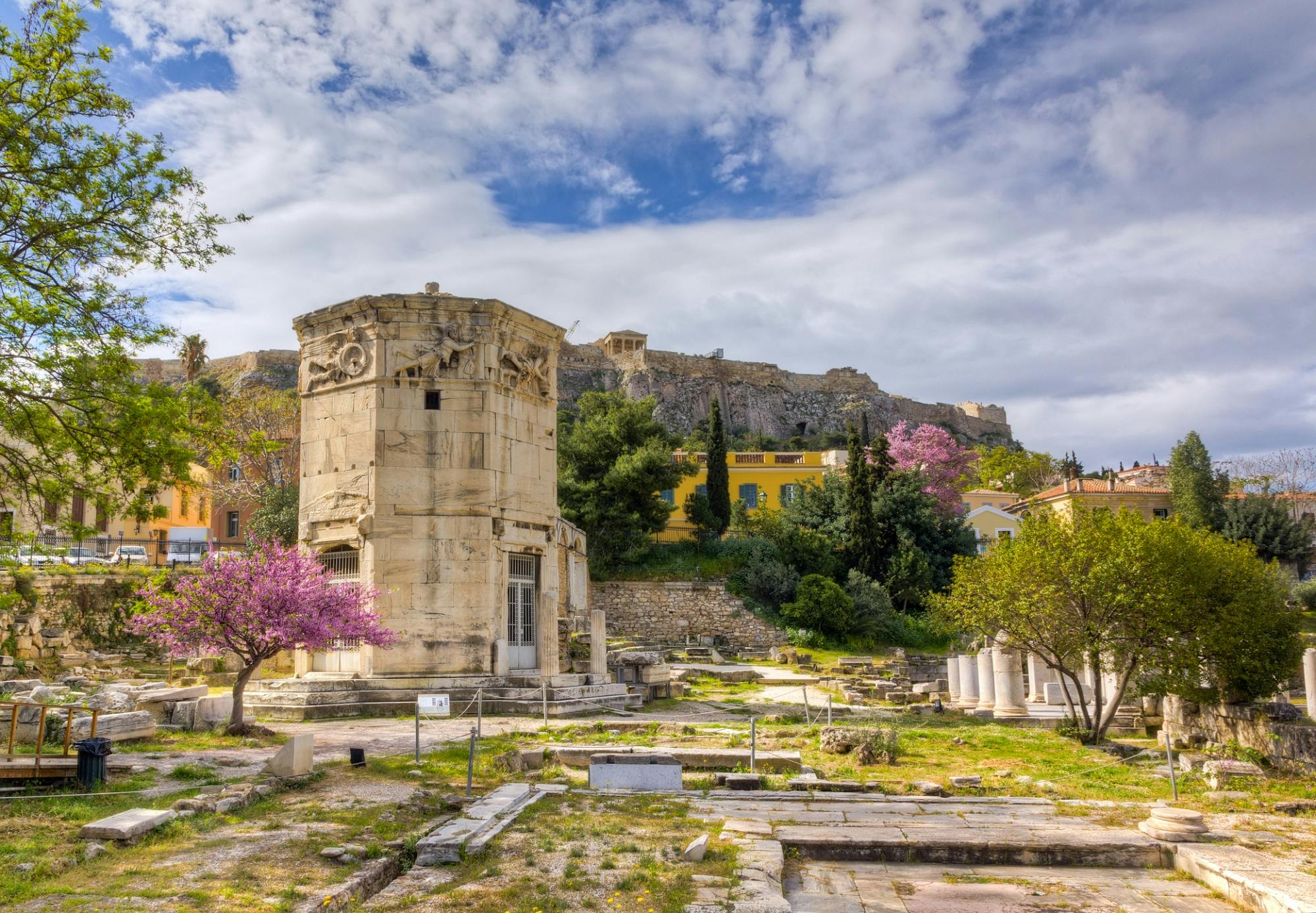 Biglietto elettronico per l'Agorà romana e tour audio autoguidato ad Atene