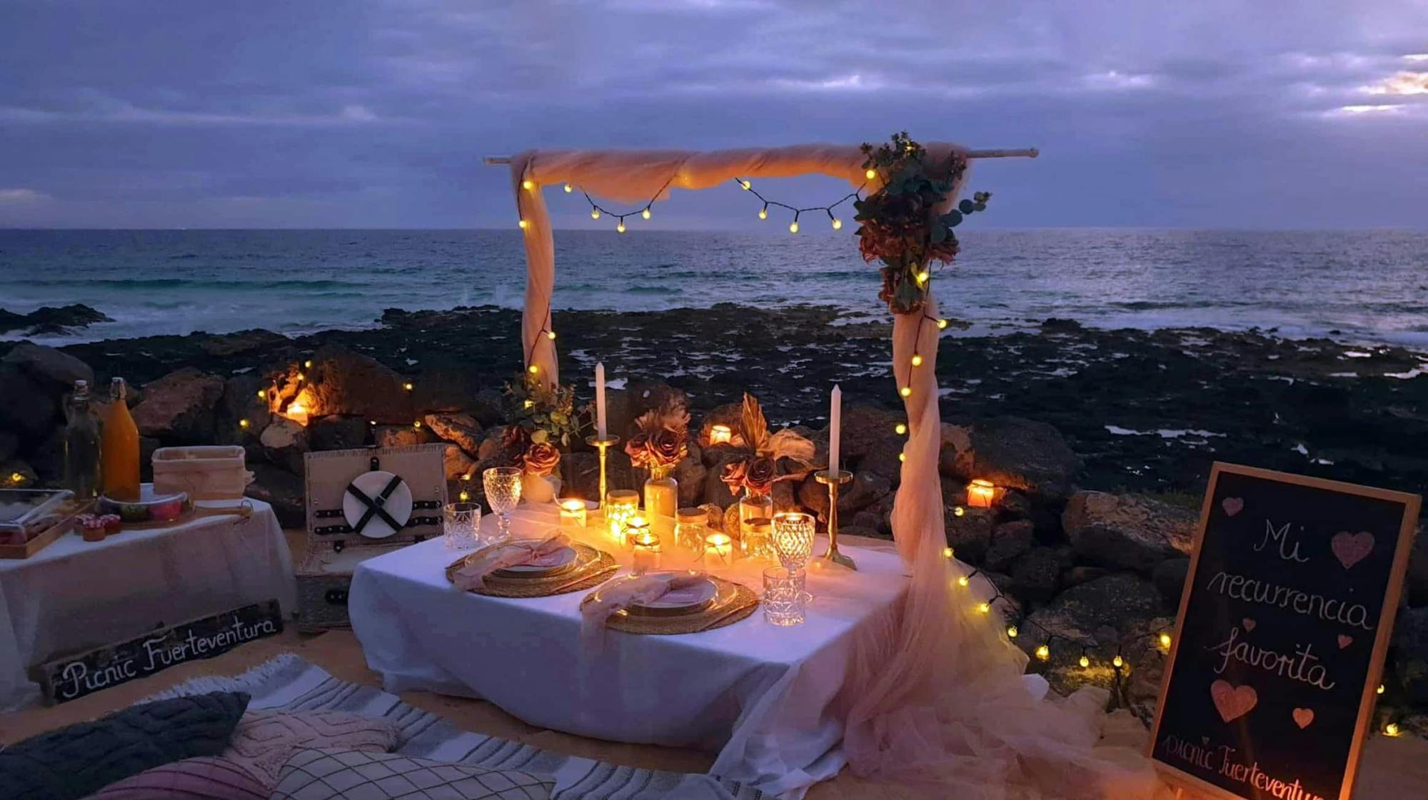 Fuerteventura Group Beach Picnic