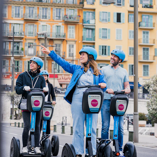 Guided Segway panoramic tour of Nice and French Riviera coastline