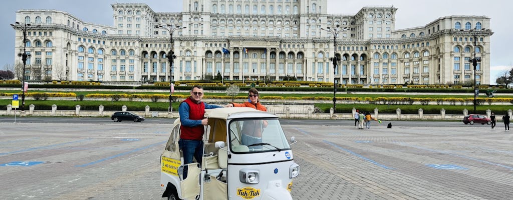 Bucharest highlights guided tour in a tuk-tuk