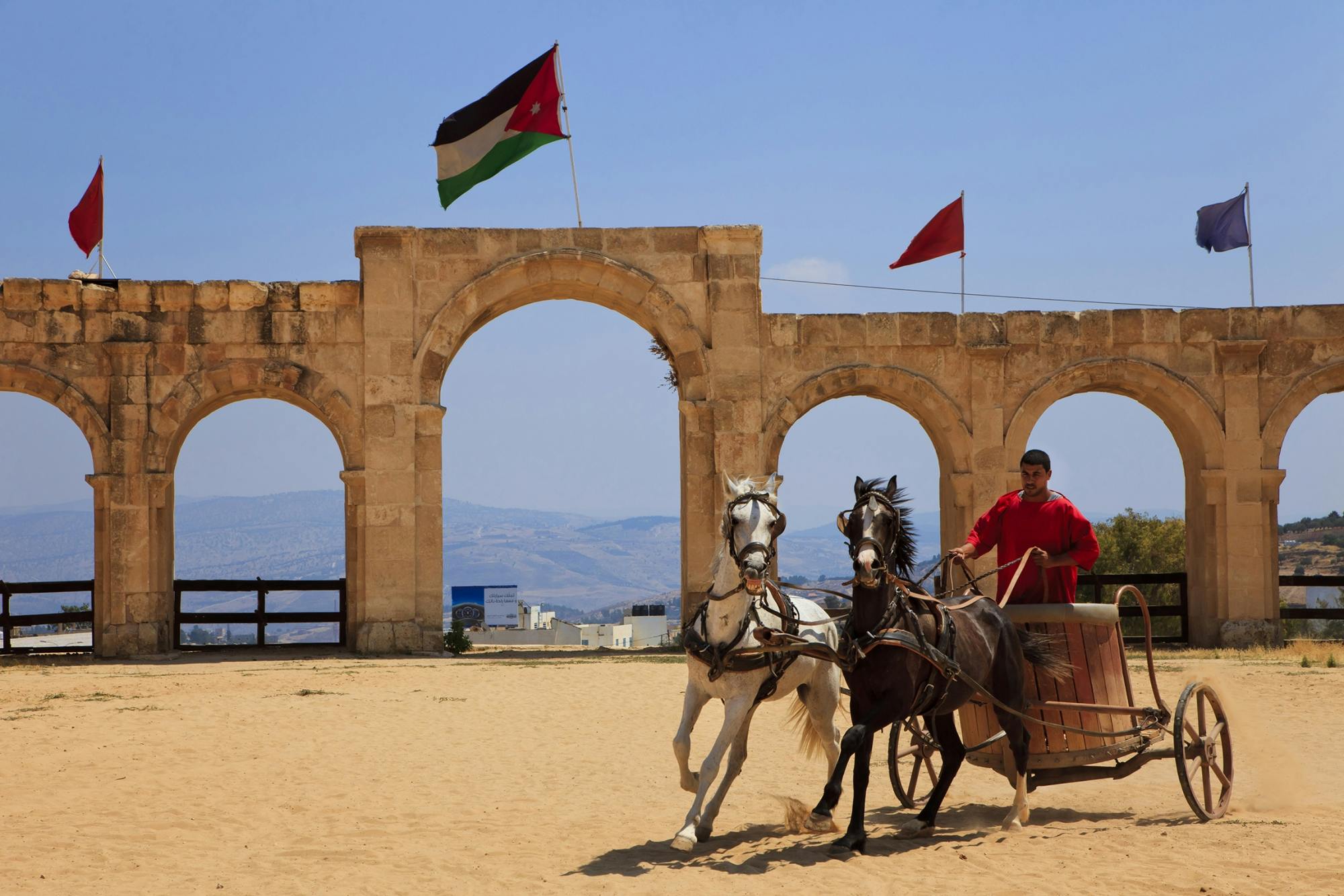 Zwiedzanie starożytnego zamku Jerash i Ajloun z Morza Martwego