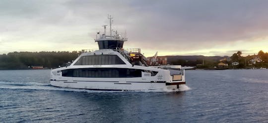 Oslo Fjord sightseeing audio-guided electrical boat tour