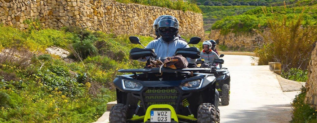 Excursión en quad por la Laguna Azul y Gozo al atardecer