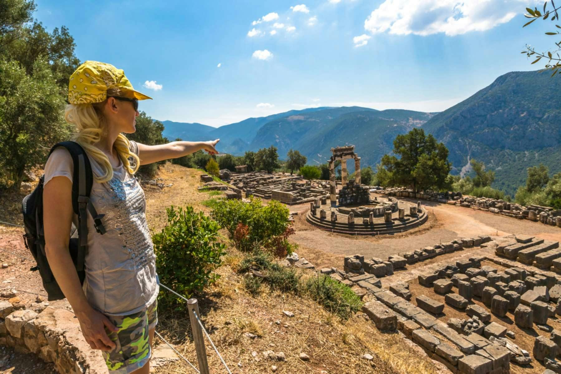 Delphi excursão guiada de dia inteiro com passeios míticos saindo de Atenas