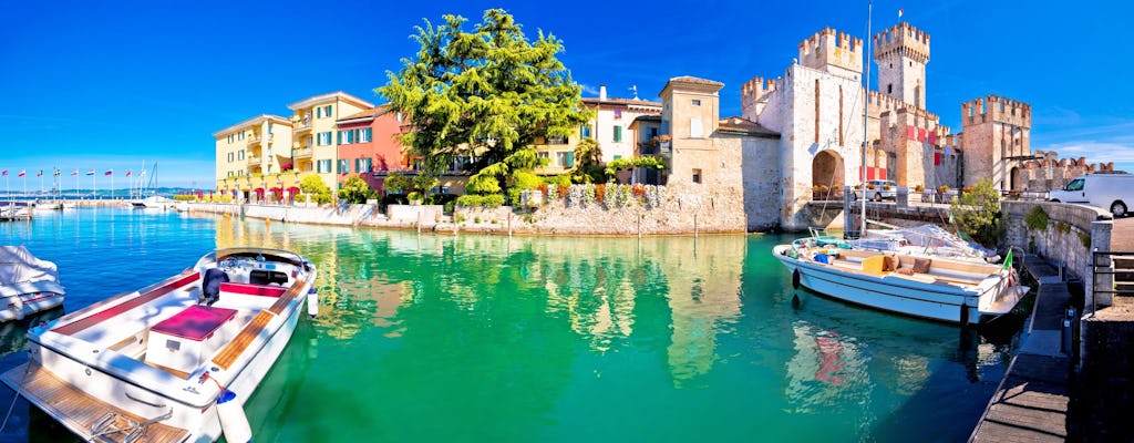 Sirmione private walking and motorboat tour