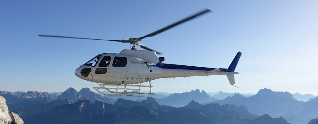 Privé helikoptervlucht over de Zwitserse Alpen