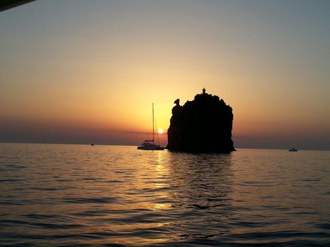 Vulcano, Panarea and Stromboli speedboat tour from Lipari