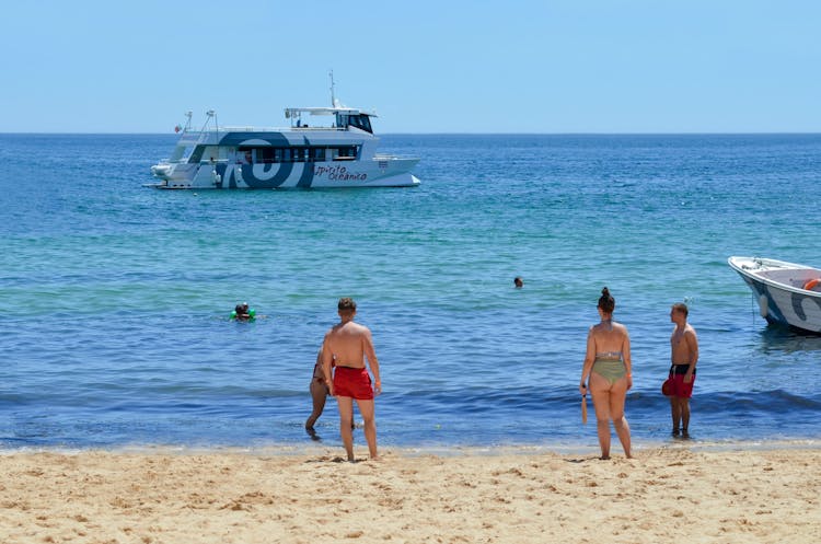 Guided boat trip with extra swimming time and beach BBQ from Albufeira