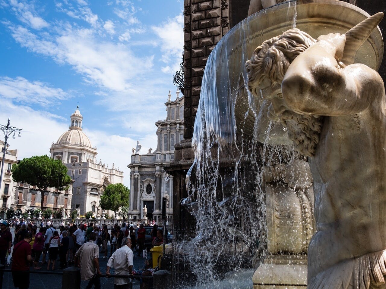 Catania city highlights guided walking tour