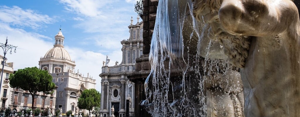 Catania city highlights guided walking tour