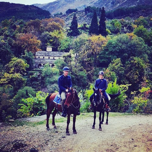 Horse riding experience at Vjosa National Park from Permet