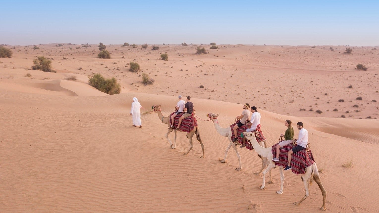 Safari na pustyni w Dubaju na wielbłądzie z kolacją