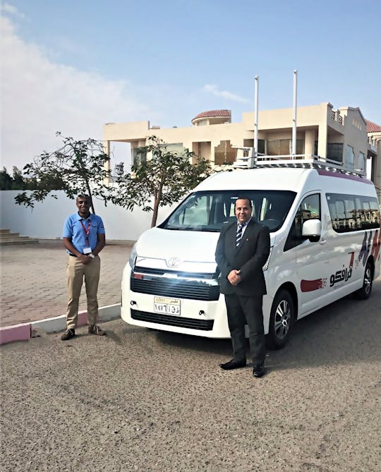 Privétransfer van hotels in Kalawy Bay en Safaga naar Caïro