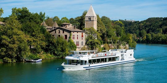 Hermès II restaurant boat dinner cruise in Lyon
