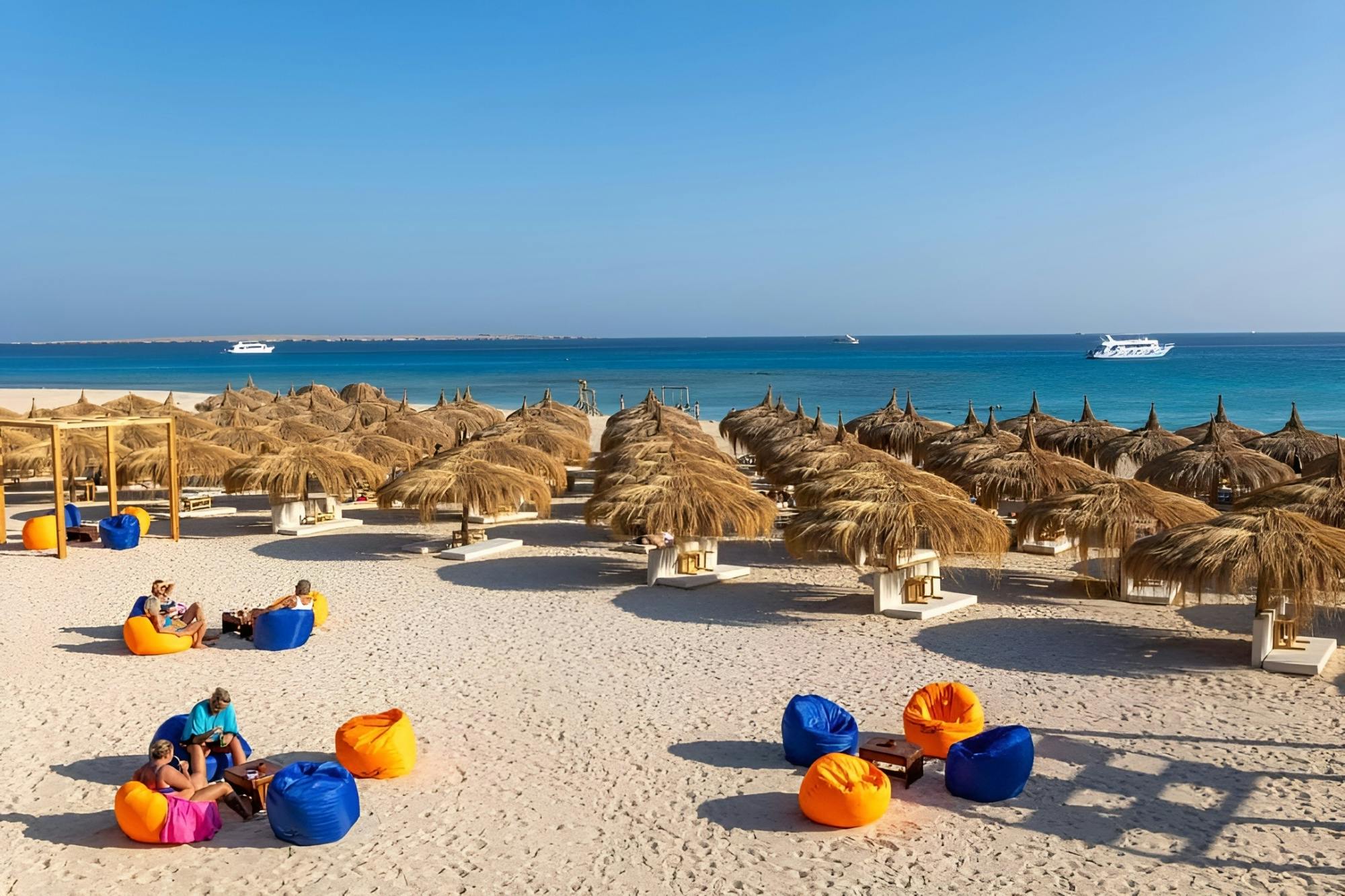 Schnorchelerlebnis auf Eden Island mit Mittagessen ab Hurghada