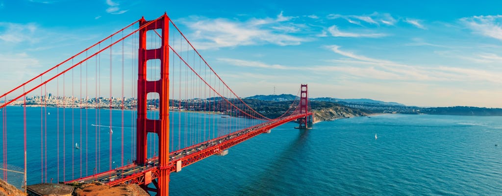 Fahrradverleih an der Golden Gate Bridge mit Hin- und Rückfahrkarten für die Sausalito-Fähre