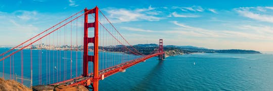 Noleggio biciclette del Golden Gate Bridge con biglietti di andata e ritorno per il traghetto Sausalito