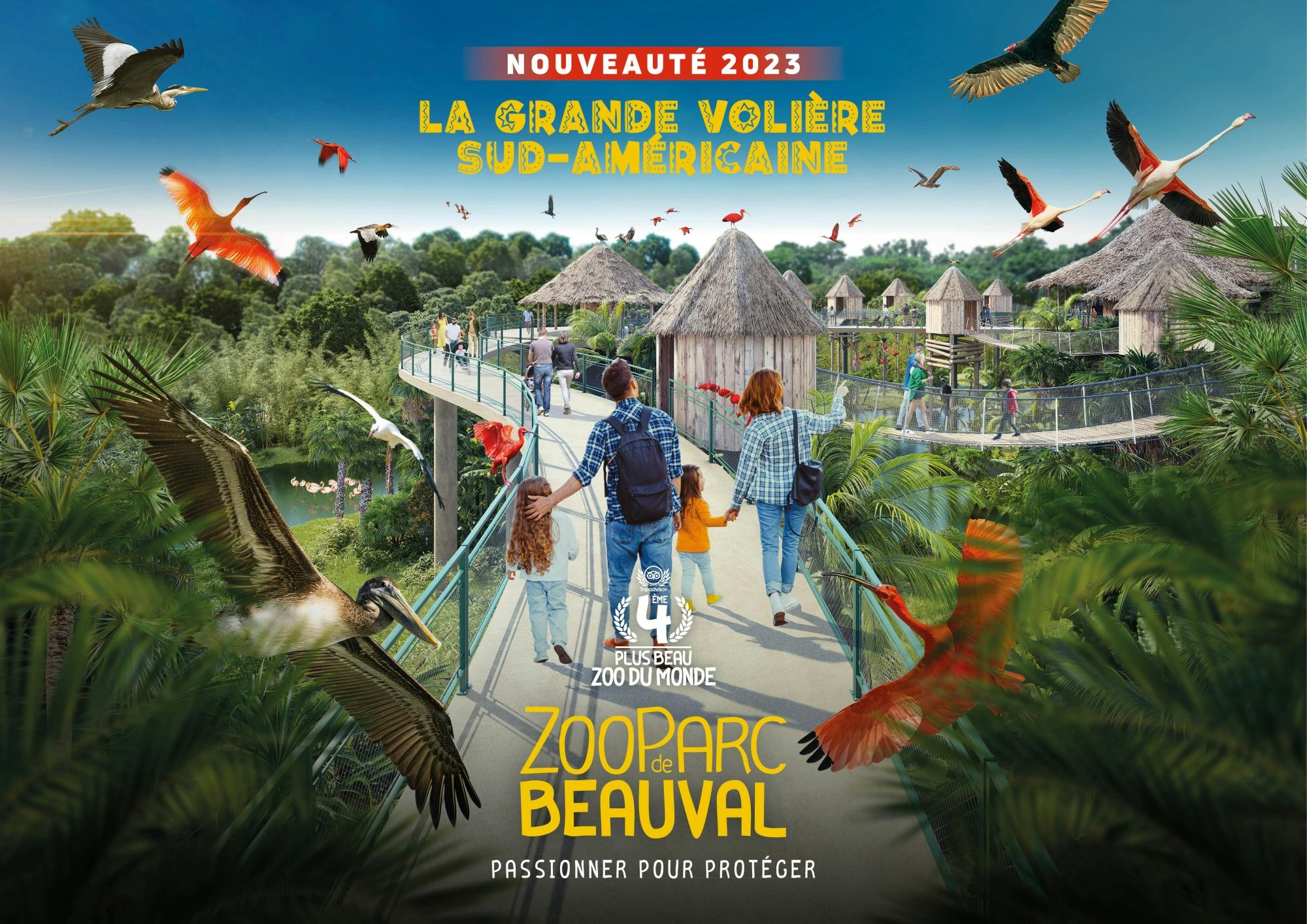 Entrance ticket for ZooParc de Beauval