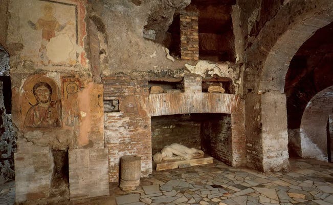Rondleiding met gids door de catacomben van Rome
