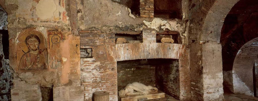 Rondleiding met gids door de catacomben van Rome