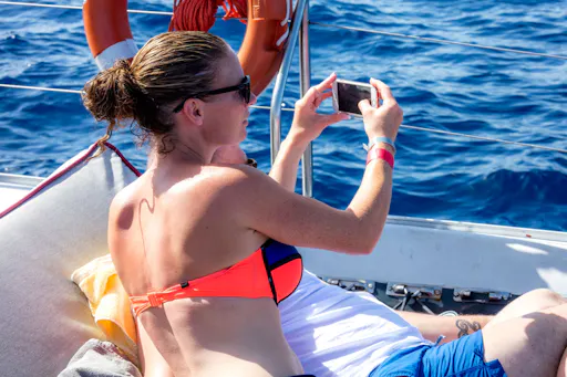 Exclusive Freebird Catamaran Whale & Dolphin Cruise to Masca