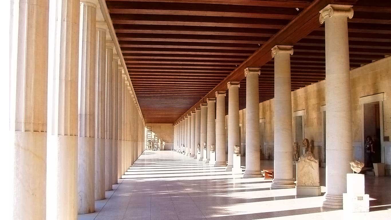 Visite autoguidée du quiz de l'Agora antique d'Athènes