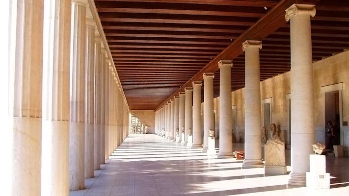 Selbstgeführte Quiztour durch die antike Agora von Athen