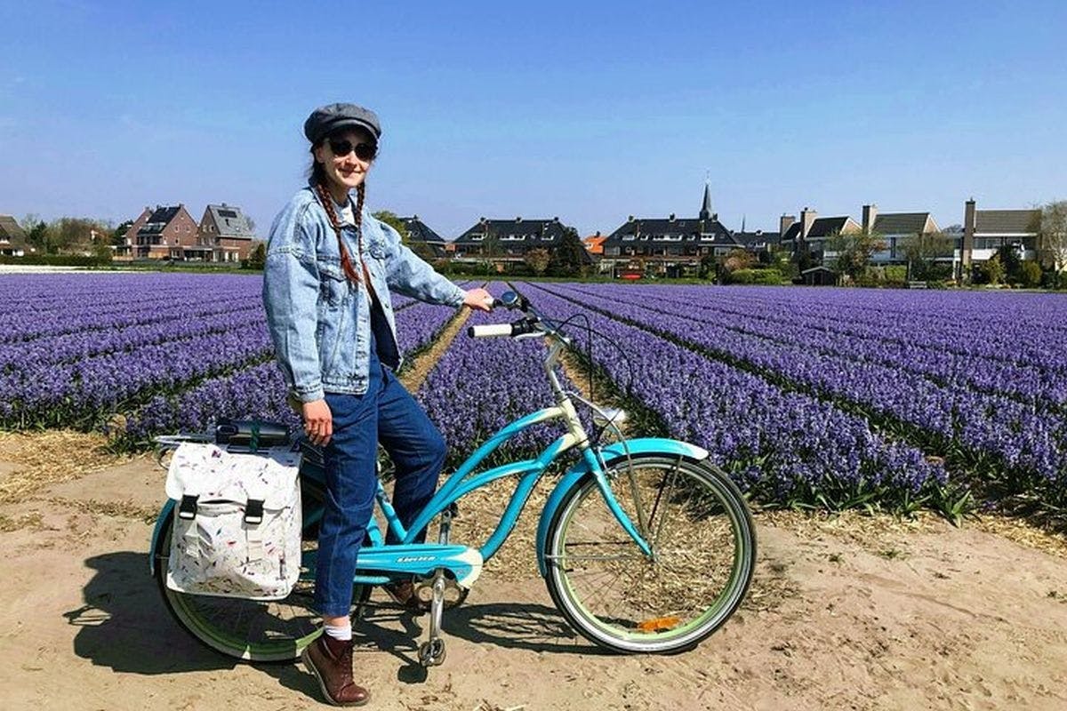 Kwitnące pola prywatna wycieczka po Keukenhof na rowerze elektrycznym