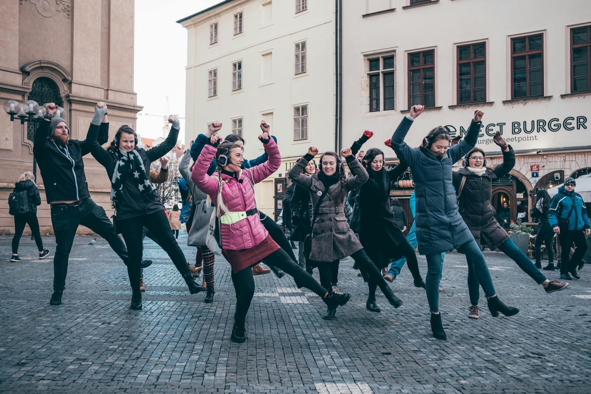 Prague silent disco tour
