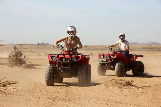 Agafay desert private sunset quad bike tour from Marrakech