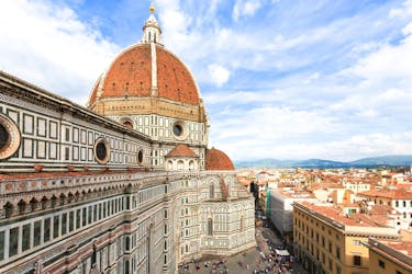 De Roma a Florencia Tour de 1 día en tren con recogida y visita a los Uffizi