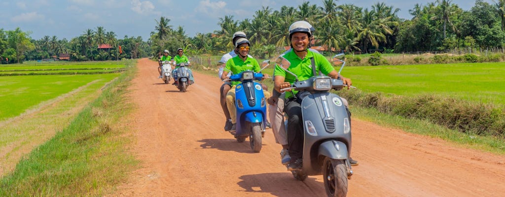 Tour avventuroso della campagna di Siem Reap in Vespa