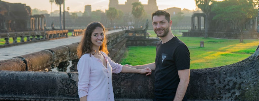 Descubra o nascer do sol de Angkor por Vespa