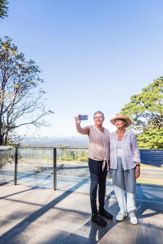 Tour delle foreste pluviali della Sunshine Coast, dei panorami e di Montville con pranzo