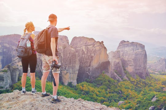 Meteora-wandeltocht met hotelovername