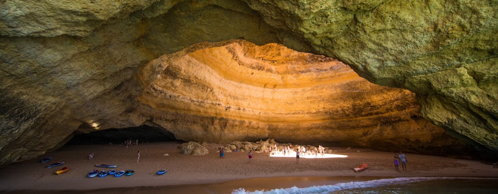 2-hour semi-rigid boat cruise to the Benagil caves with dolphin watching