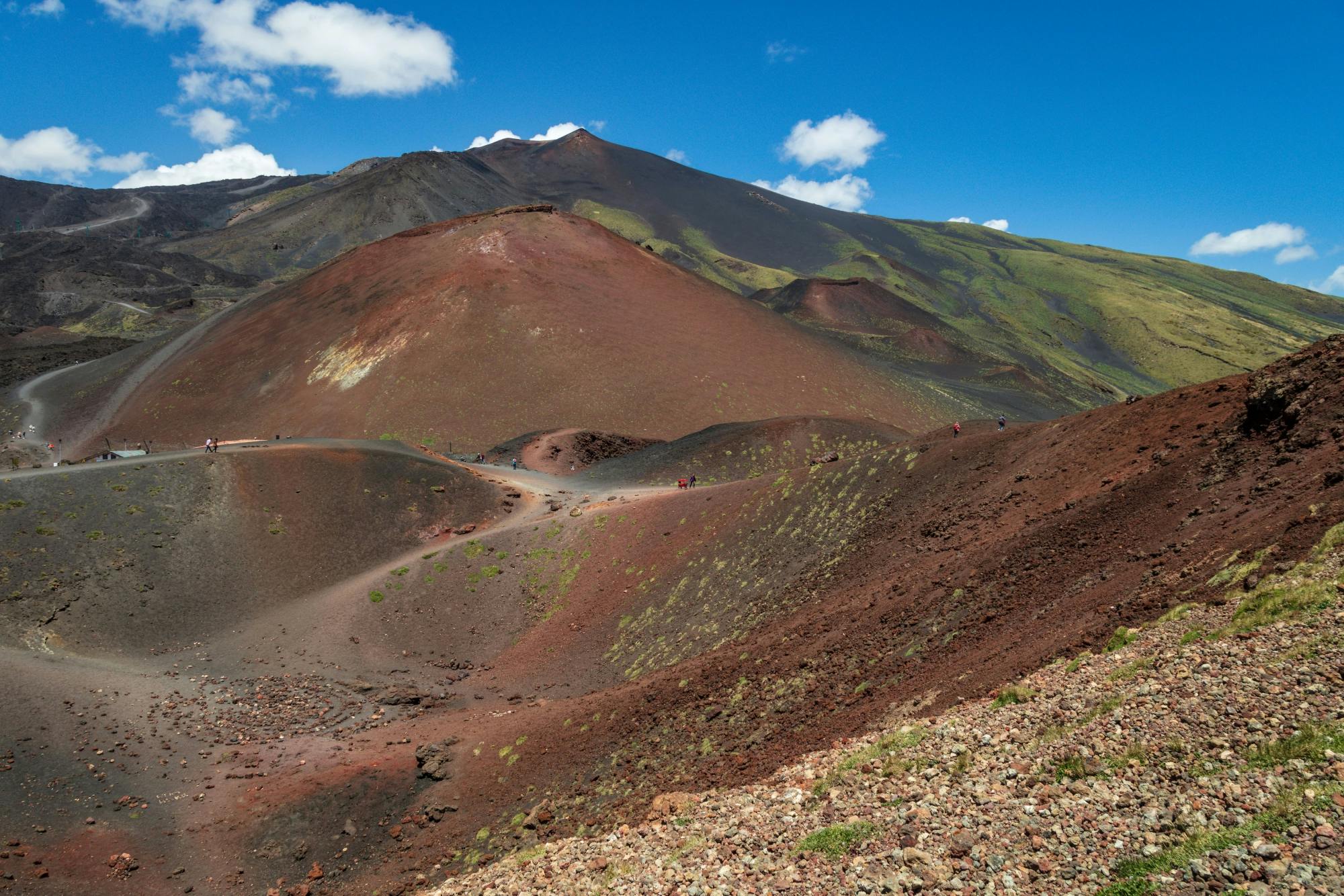 Etna na wysokości 1900 metrów i Wąwóz Alcantary