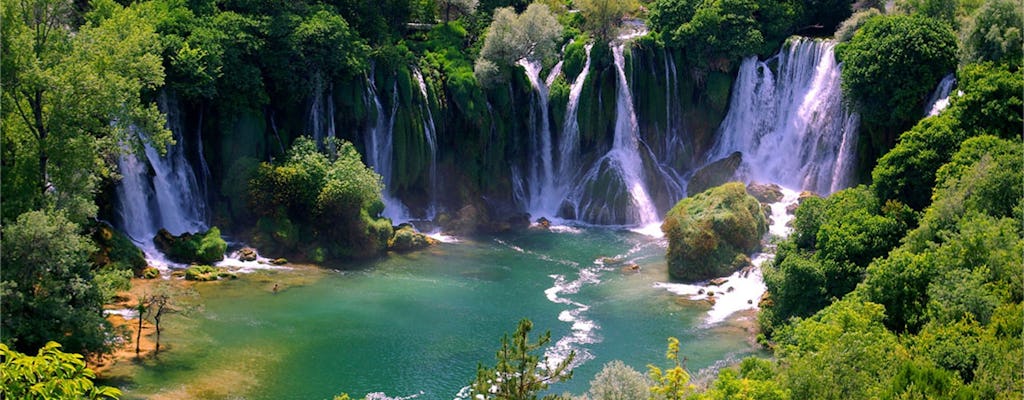 Ganztägige Tour zu den Wasserfällen von Mostar und Kravice mit Abholung von Dubrovnik