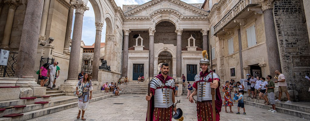 Split oude stad en begeleide wandeling door het paleis van Diocletianus