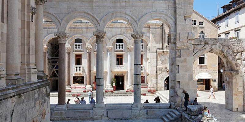 Recorrido a pie por la ciudad vieja de Split y el Palacio de Diocleciano