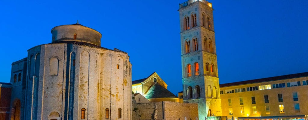 Visite guidée à pied en soirée de la vieille ville de Zadar