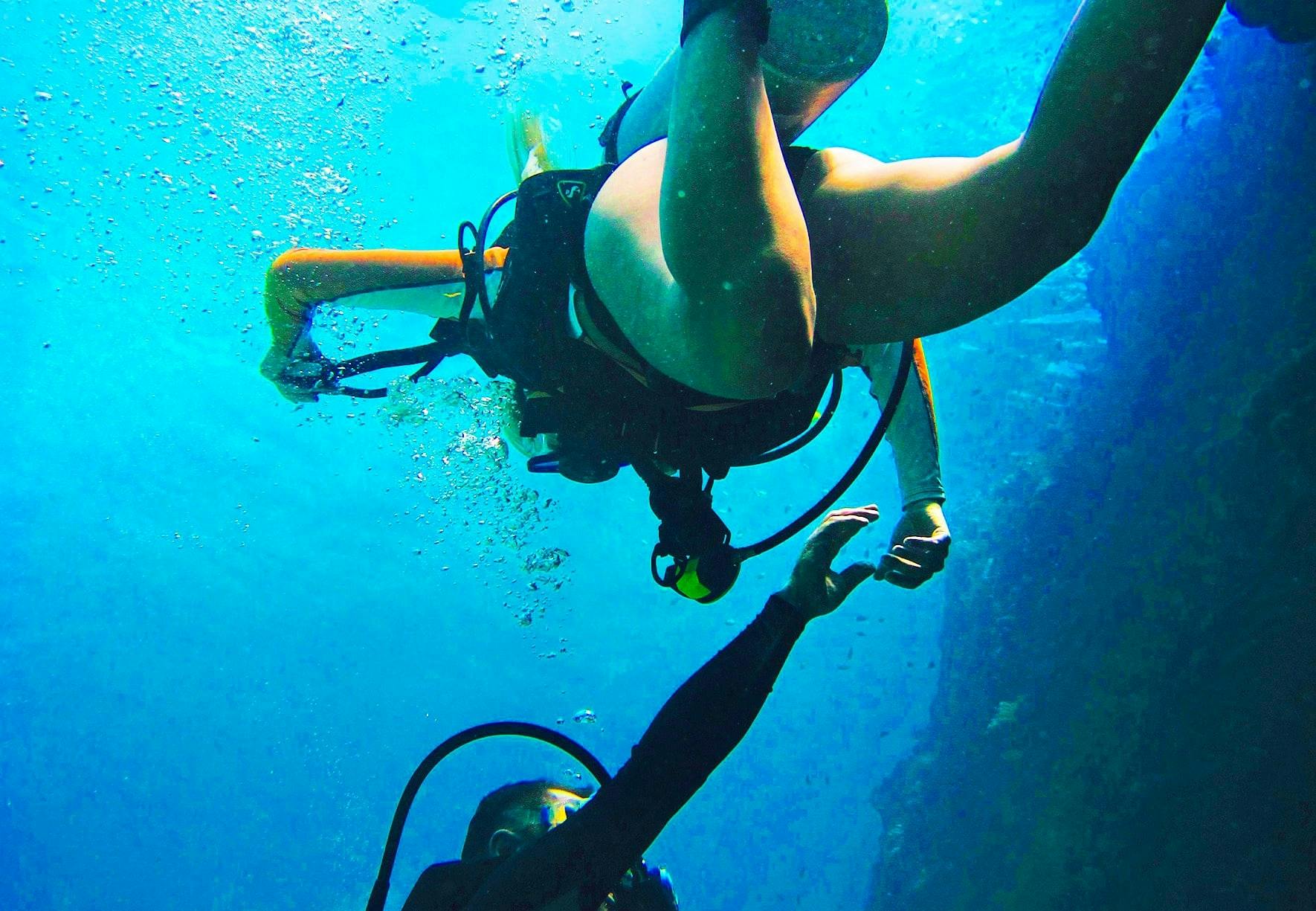 Formation pour enfants Bubblemaker d'inititation à la plongée sous-marine